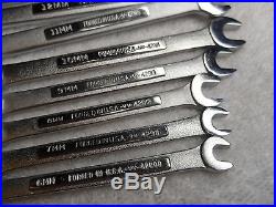 Craftsman Vintage Super-Tuff Steel Metric MM Wrench Set USA Part # 42908