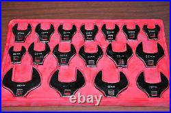 Crow Foot Wrench 17 Pieces 1/2 Drive Metric Size 20 MM To 46 MM Jumbo Crowfoot