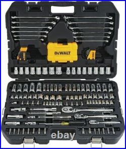 DEWALT DWMT73803 168-pc 1/4-in 3/8-in 1/2-in Mechanics Tools Kit & Socket Set