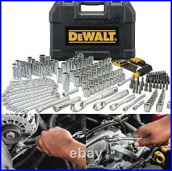 DEWALT Mechanics Tool Set 205-Pc Tooth Ratchets Sockets Wrench Bits DWMT81534
