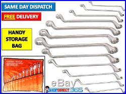 DISEN RING SPANNER WRENCH SET 12PC 6-32mm Metric Ring Deep Double Offset 23-46