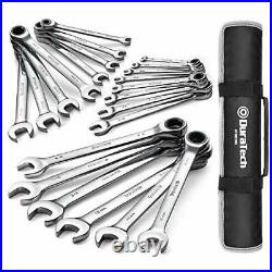 DURATECH Ratcheting Combination Wrench Set, SAE & Metric, 22-Piece, SAE&Metric
