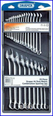 Draper 25 Piece Hi-Torq Combination Spanner Wrench Set Metric 6 32mm 26696
