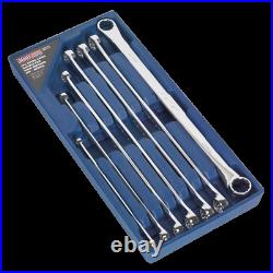 Extra Long Double Ended Ring Spanner Wrench Set 8-24mm In storage tray
