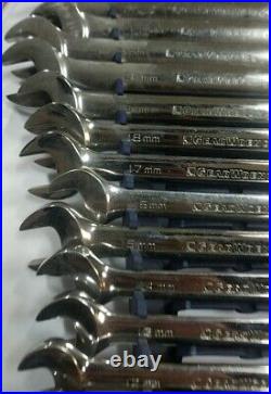 GEARWRENCH 16 PC METRIC RATCHETING COMBINATION WRENCH SET NOS (Read)