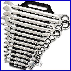 GEARWRENCH 25 Pc. Combination Ratcheting Wrench Set, SAE/MM 86700