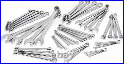 GEARWRENCH 44 Pc. Master Combination Wrench Set, Metric/Sae 81919