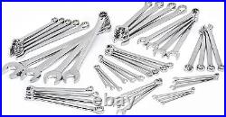 GEARWRENCH 44 Pc. Master Combination Wrench Set, Metric/Sae 81919