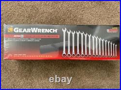 GEARWRENCH 85099R XL Ratcheting Combination Metric Wrench Set 16 Pc. 12 Point