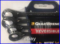 GEARWRENCH 9601 4 Pc Metric Rev Combination Ratcheting Wrench Set KD 9601