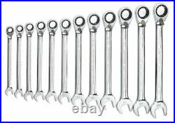 GEARWRENCH 9620 12 Piece Metric Reversible Combination Ratcheting Wrench Set