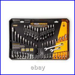 GEARWRENCH SAE/Metric 72-Tooth Combination Ratcheting Wrench Tool Set (32-Piece)