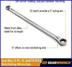 GEAWRENCH 12 Pc. Gearbox XL Ratcheting Wrench Set, Metric 85988