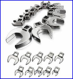 GENUINE Craftsman Crowfoot Wrench Sets 10 SAE, 10 MM, or 20 Pc Inch & Metric