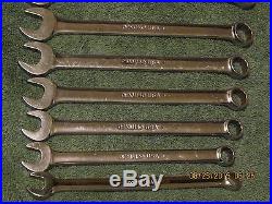 GOOD USED SNAP ON OEXM 14 PIECE METRIC WRENCH SET 10-24MM UNDERLINED LOGO
