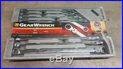 GearWrench 10 Pc 120XP Spline Metric XL Flex GearBox Ratcheting Wrench Set 86126
