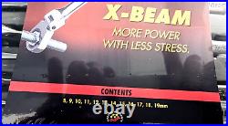 GearWrench 12-Piece Metric XL X-Beam Flex Combo Ratcheting Wrench Set-85288-F. Sh