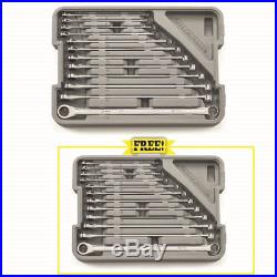 GearWrench 12pc Metric Double Box Wrench Set with 9pc SAE Wrench Set 85988C New