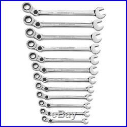GearWrench 12pc Metric Indexing Combination Ratcheting Wrench Set 85488