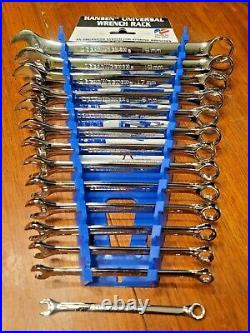 GearWrench 14pc Metric 6pt Combo Wrench Set 6-19MM withHansen Wrench Holder