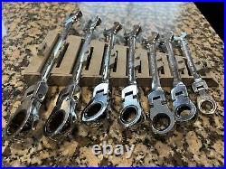 GearWrench 16 Piece Metric / Standard Ratcheting Wrench Tool Set with Tray