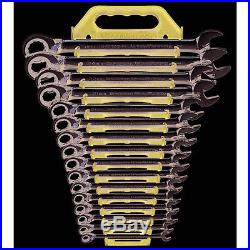 GearWrench 16pc Metric Combo Wrench Set with 13pc SAE Combo Wrench Set 9602NW NEW