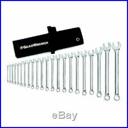 GearWrench 22-Pc Non-Ratcheting Metric Combo Wrench Set 81916 New