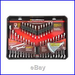 GearWrench 32 Pc Combination Ratcheting Wrench Set SAE/Metric with Stubby & Case