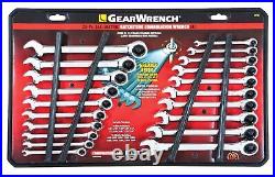 GearWrench 35720 Ratcheting Combination Wrench Set, 20 Piece