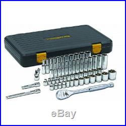 GearWrench 80550P 56 Piece 3/8 Drive 6pt SAE/Metric Socket Set with 120XP Ratchet