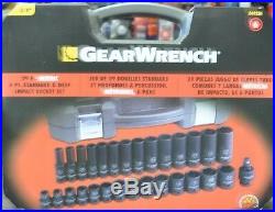 GearWrench 84925-29 Pc. 3/8 Drive 6 Point Metric Standard/Deep Impact Socket Set