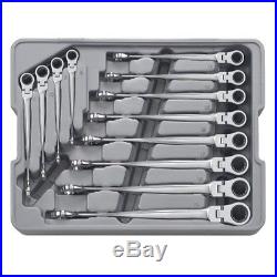 GearWrench 85288 12 Piece X-Beam Metric Flex Combination Ratcheting Wrench Set