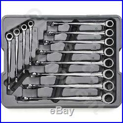 GearWrench 85888 12 Piece Metric X-Beam XL Ratcheting Combination Wrench Set