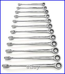 GearWrench 85888 12 Piece Set Metric X-Beam Combination Ratcheting Wrench