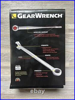 GearWrench 85888 12 Piece Set Metric X-Beam Combination Ratcheting Wrench Set
