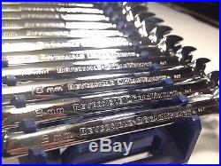 GearWrench 9602 16 Piece Metric REVERSIBLE Ratcheting Combination Wrench Set