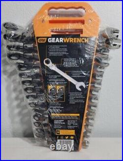 GearWrench 9902D 16 Pc Flex Combination Ratcheting Metric Wrench Set