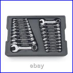 GearWrench (KD 81903) 20-Piece SAE/Metric Stubby Wrench Set