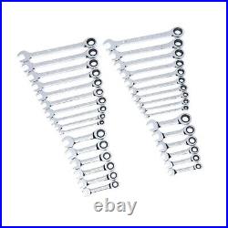 GearWrench Ratcheting Wrench Set SAE and Metric 32-Pc Stubby Brand New Free Ship