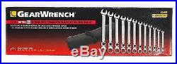 GearWrench X-Large Flex-Head Ratcheting Combination Wrench Set with Roll