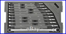 Gearwrench 10pc 120XP Metric Double Spline Box Ratcheting Flex Wrench Set #86126