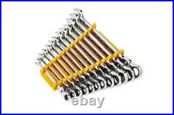 Gearwrench 12 Pc 90T 12 Point Flex Head Ratcheting Combination Metric Wrench Set