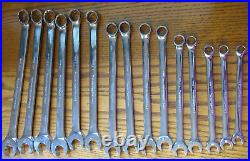 Gearwrench 15 pc Combination Wrench Set Metric 8mm to 22mm