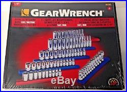 Gearwrench 80318 71 Piece 1/4 Drive 6 Point SAE / Metric Master Socket Set