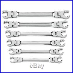 Gearwrench 81911D 6 piece Flex Flare Nut Wrench Set