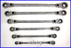 Gearwrench 85490 6pc Indexing Double Box Ratcheting Wrench Set Metric KDT85490