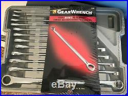 Gearwrench 85988 12 Piece Xl 0º Gear And Box Ratcheting Wrench Set Metric NEW
