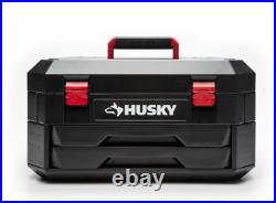 HUSKY MECHANICS TOOL SET 290-PIECE with Case SAE Metric Sockets Wrenches Ratchets