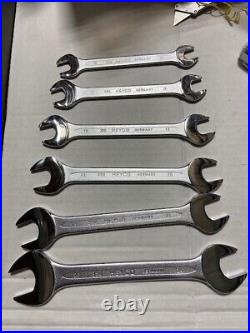 Heyco (Wiha) Metric Open End Wrench Set, 12 Pieces NEW