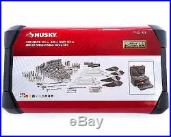 Husky 268-Piece Mechanics Tool Set with Case Wrenches Sockets Ratchets SAE Metric